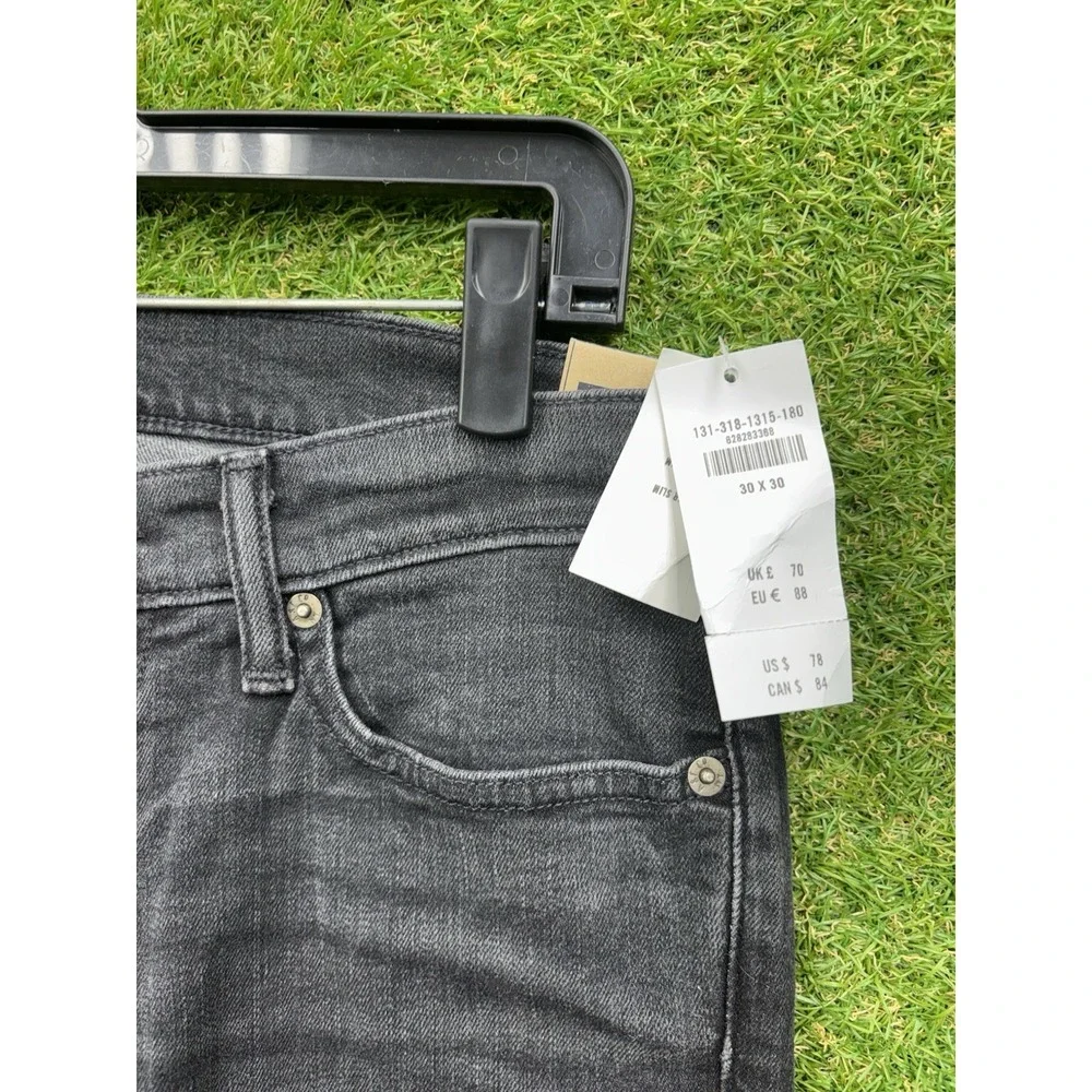 Abercrombie & Fitch Jeans Mens 30x30 Super Slim Fit Stretch Black Denim Casual